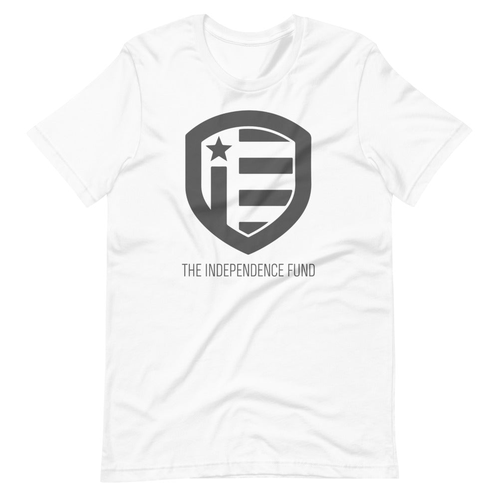 The Independence Fund Subdued Logo White T-Shirt